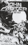 Cover Thumbnail for John Carter: The End (2017 series) #1 [Cover I Black and White Retailer Incentive Brown]