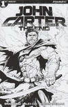 Cover Thumbnail for John Carter: The End (2017 series) #1 [Cover J Black and White Incentive Tan]