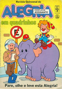 Cover Thumbnail for Alegria (Editora Abril, 1986 series) #38
