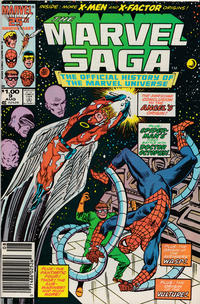 Cover Thumbnail for The Marvel Saga the Official History of the Marvel Universe (Marvel, 1985 series) #9 [Newsstand]