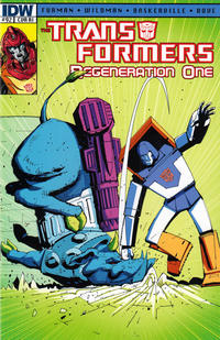 Cover Thumbnail for Transformers: Regeneration One (IDW, 2012 series) #92 [Cover RI - Geoff Senior]