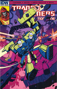 Cover Thumbnail for Transformers: Regeneration One (IDW, 2012 series) #93 [Cover RI - Geoff Senior]