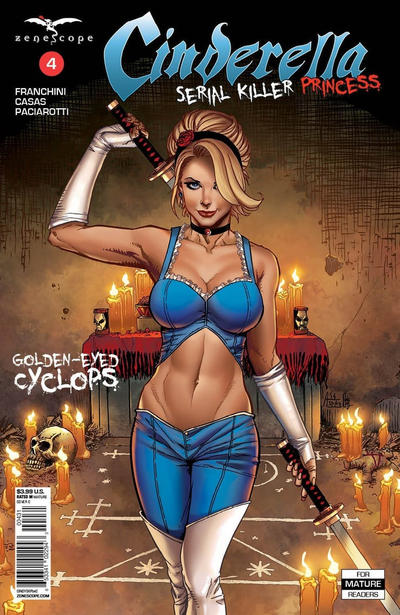 Cover for Cinderella Serial Killer Princess (Zenescope Entertainment, 2016 series) #4 [Cover C - Anthony Spay]