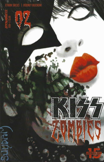 Cover for KISS: Zombies (Dynamite Entertainment, 2019 series) #2 [Cover A Arthur Suydam]