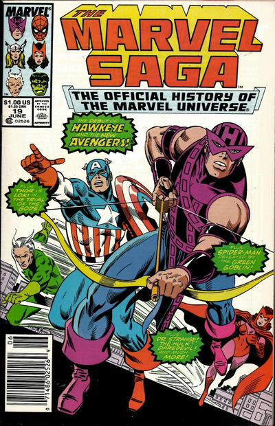 Cover for The Marvel Saga the Official History of the Marvel Universe (Marvel, 1985 series) #19 [Newsstand]