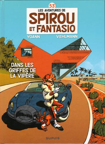Cover for Les Aventures de Spirou et Fantasio (Dupuis, 1950 series) #53 - Dans les griffes de la Vipère