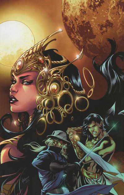 Cover for John Carter, Warlord of Mars (Dynamite Entertainment, 2014 series) #4 [Emanuela Lupacchino Retailer Incentive Virgin Art Variant]