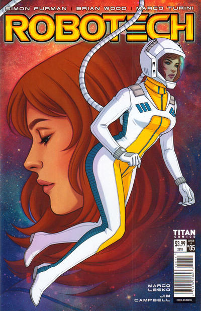 Cover for Robotech (Titan, 2017 series) #5 [Cover A - Jen Bartel]