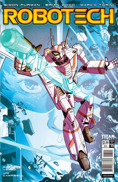 Cover for Robotech (Titan, 2017 series) #5 [Cover D - Blair Shedd]
