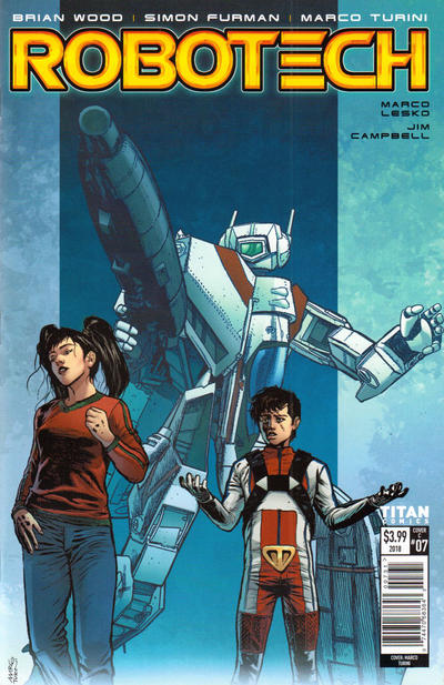 Cover for Robotech (Titan, 2017 series) #7 [Cover C - Marco Turini]