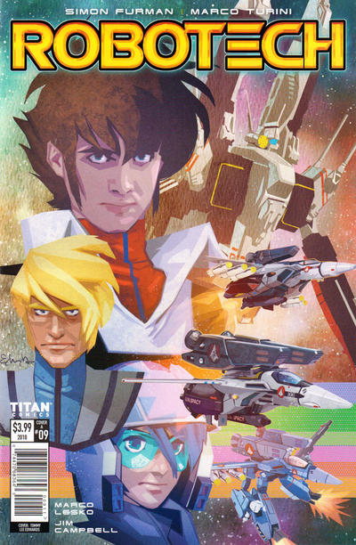 Cover for Robotech (Titan, 2017 series) #9 [Cover A - Tommy Lee Edwards]