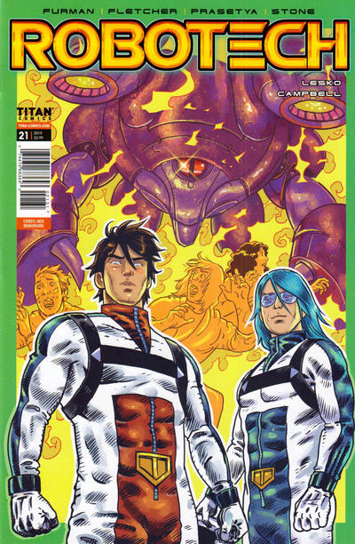 Cover for Robotech (Titan, 2017 series) #21 [Cover C]