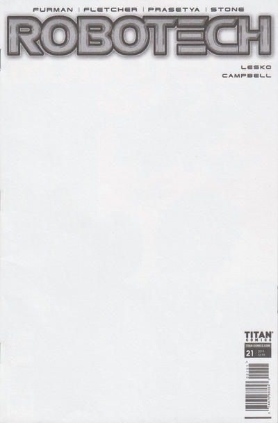 Cover for Robotech (Titan, 2017 series) #21 [Cover E]