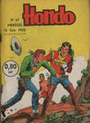 Cover for Hondo (Editions Lug, 1957 series) #47