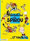 Cover for Les Aventures de Spirou et Fantasio (Dupuis, 1950 series) #1 - 4 aventures de Spirou et Fantasio [reprint 1993]