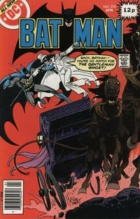 Cover Thumbnail for Batman (DC, 1940 series) #310 [British]
