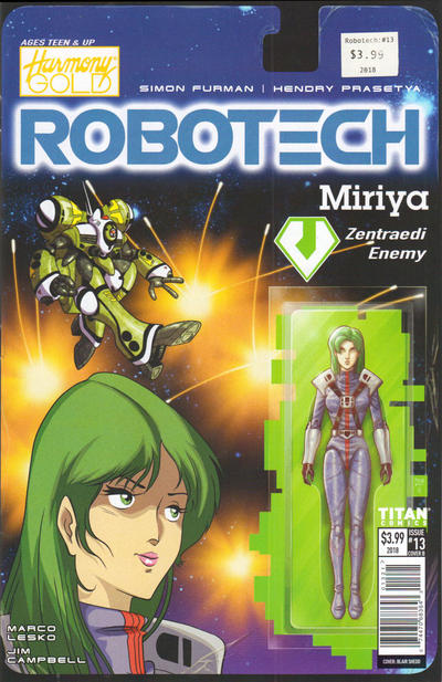 Cover for Robotech (Titan, 2017 series) #13 [Cover B]