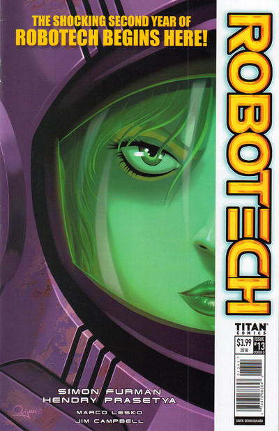 Cover for Robotech (Titan, 2017 series) #13 [Cover D]