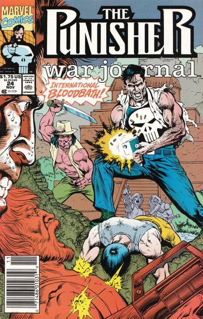 Cover for The Punisher War Journal (Marvel, 1988 series) #24 [Direct]