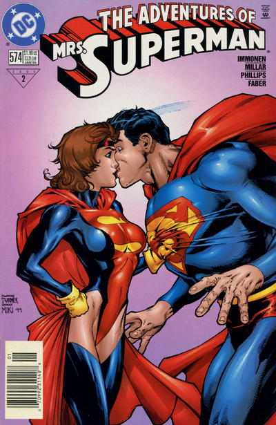 Cover for Adventures of Superman (DC, 1987 series) #574 [Newsstand]