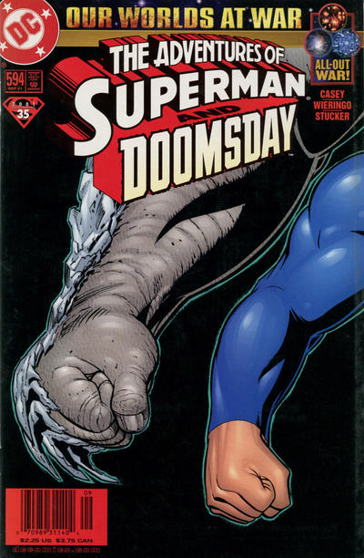 Cover for Adventures of Superman (DC, 1987 series) #594 [Newsstand]