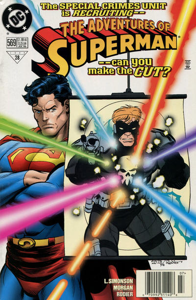 Cover for Adventures of Superman (DC, 1987 series) #569 [Newsstand]