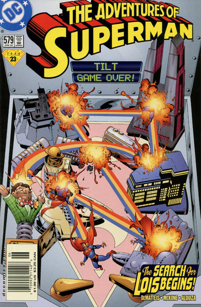 Cover for Adventures of Superman (DC, 1987 series) #579 [Direct Sales]