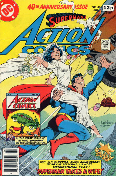 Cover for Action Comics (DC, 1938 series) #484 [British]