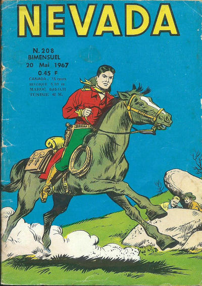 Cover for Nevada (Editions Lug, 1958 series) #208