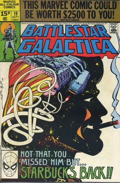 Cover for Battlestar Galactica (Marvel, 1979 series) #19 [British]