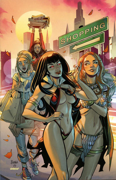 Cover for Red Sonja and Vampirella Meet Betty and Veronica (Dynamite Entertainment, 2019 series) #10 [Cover B Robert Hack]