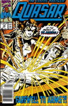 Cover for Quasar (Marvel, 1989 series) #10 [Newsstand]
