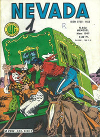 Cover Thumbnail for Nevada (Editions Lug, 1958 series) #452