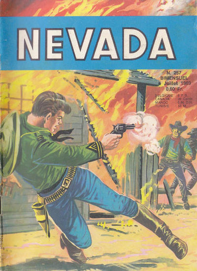 Cover for Nevada (Editions Lug, 1958 series) #257
