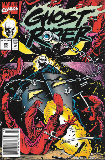 Cover for Ghost Rider (Marvel, 1990 series) #22 [Australian]