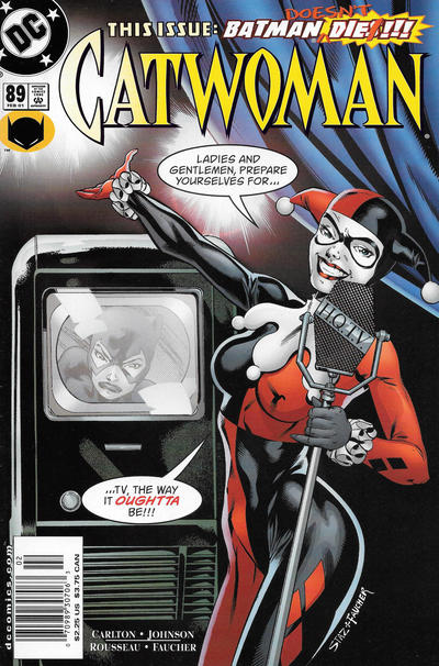 Cover for Catwoman (DC, 1993 series) #89 [Newsstand]