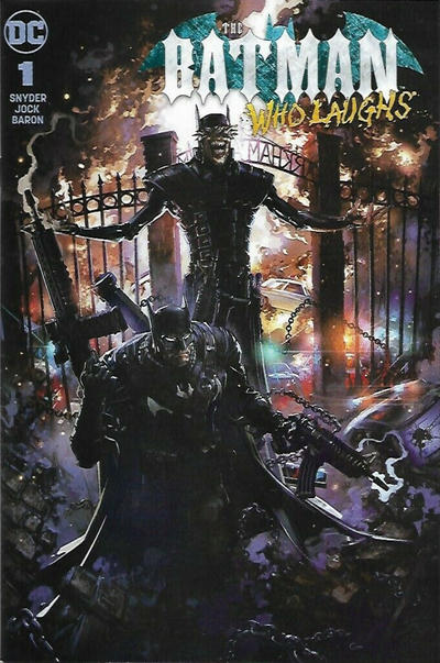 Cover for The Batman Who Laughs (DC, 2019 series) #1 [Scorpion Comics Clayton Crain Custom Cover]