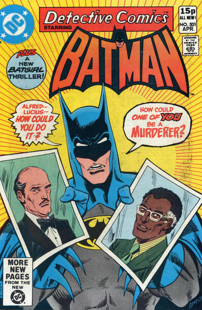 Cover for Detective Comics (DC, 1937 series) #501 [British]