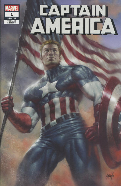 Cover for Captain America (Marvel, 2018 series) #1 [Unknown Comics Lucio Parrillo Variant]