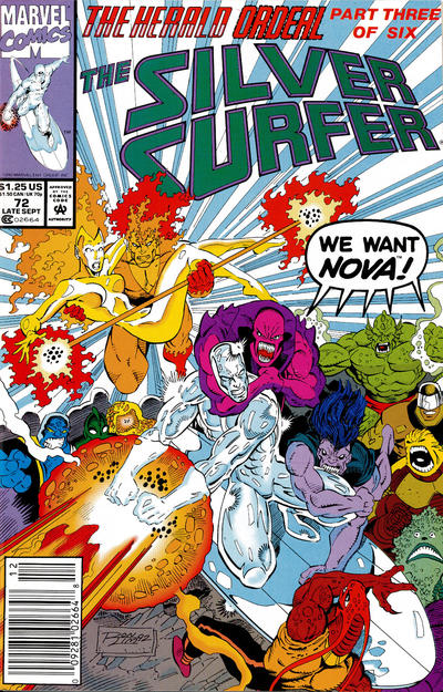 Cover for Silver Surfer (Marvel, 1987 series) #72 [Newsstand]