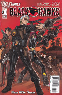 Cover Thumbnail for Blackhawks (DC, 2011 series) #1 [Second Printing]