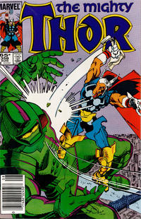 Cover for Thor (Marvel, 1966 series) #358 [Newsstand]