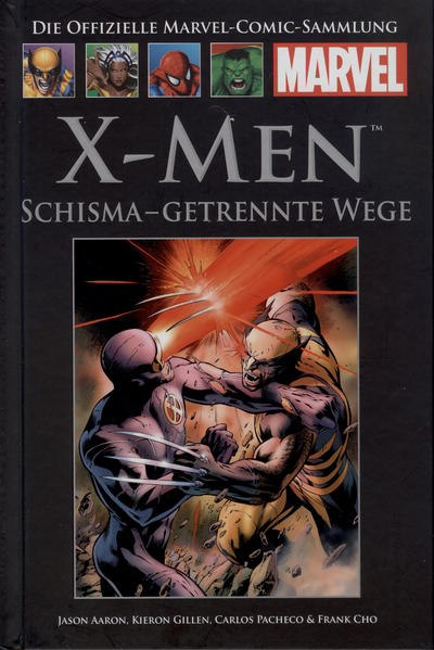 Cover for Die offizielle Marvel-Comic-Sammlung (Hachette [DE], 2013 series) #72 - X-Men: Schisma - Getrennte Wege