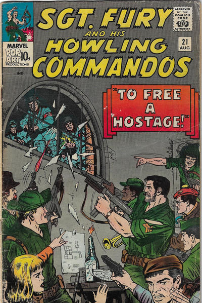Cover for Sgt. Fury (Marvel, 1963 series) #21 [British]