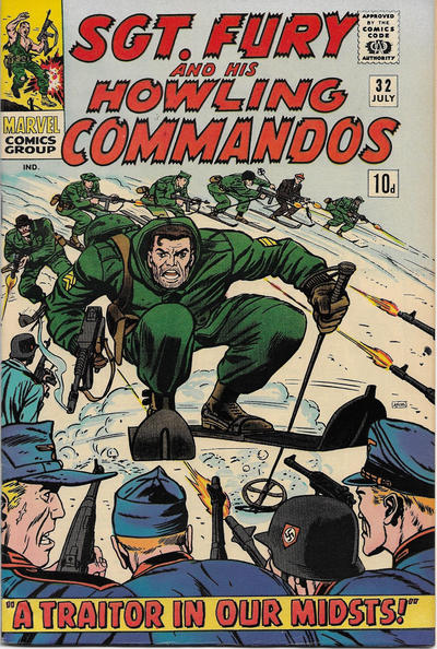 Cover for Sgt. Fury (Marvel, 1963 series) #32 [British]
