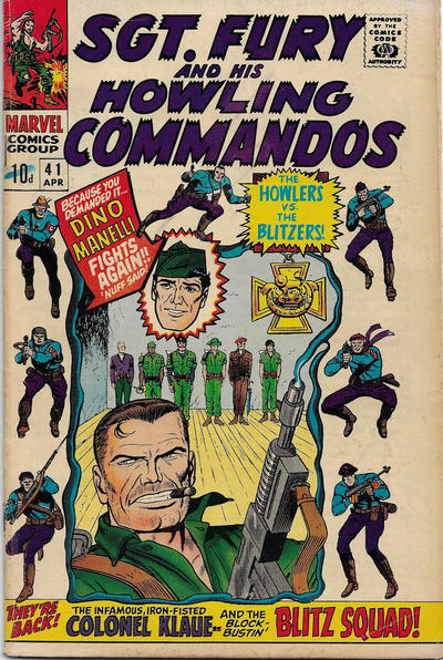 Cover for Sgt. Fury (Marvel, 1963 series) #41 [British]