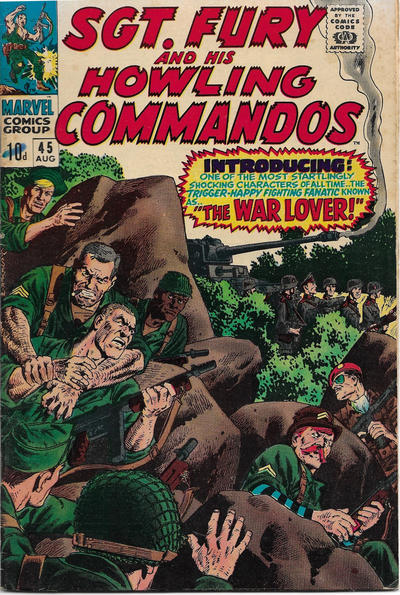 Cover for Sgt. Fury (Marvel, 1963 series) #45 [British]
