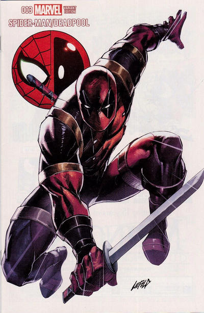 Cover for Spider-Man / Deadpool (Marvel, 2016 series) #3 [Variant Edition - Fan Expo - Rob Liefeld Cover]