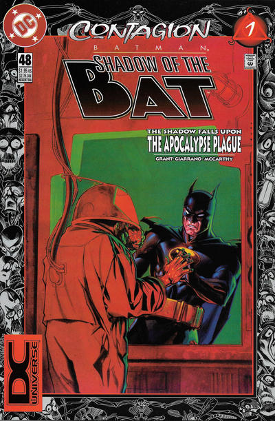 Cover for Batman: Shadow of the Bat (DC, 1992 series) #48 [DC Universe Corner Box]