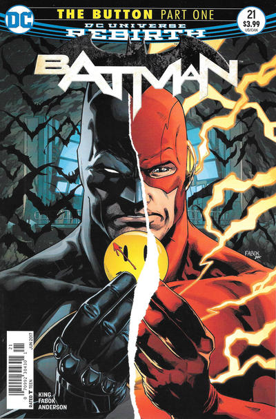 Cover for Batman (DC, 2016 series) #21 [Newsstand]